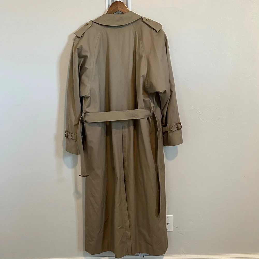 Burberrys Honey Trench Coat EUC - Picture 14 of 15